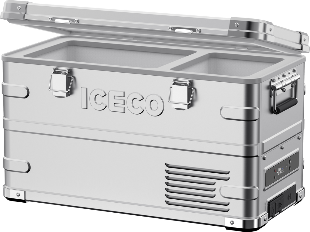 APL35 Dual Zone Aluminum Fridge refrigerator| ICECO | 35 LT - The misfit market