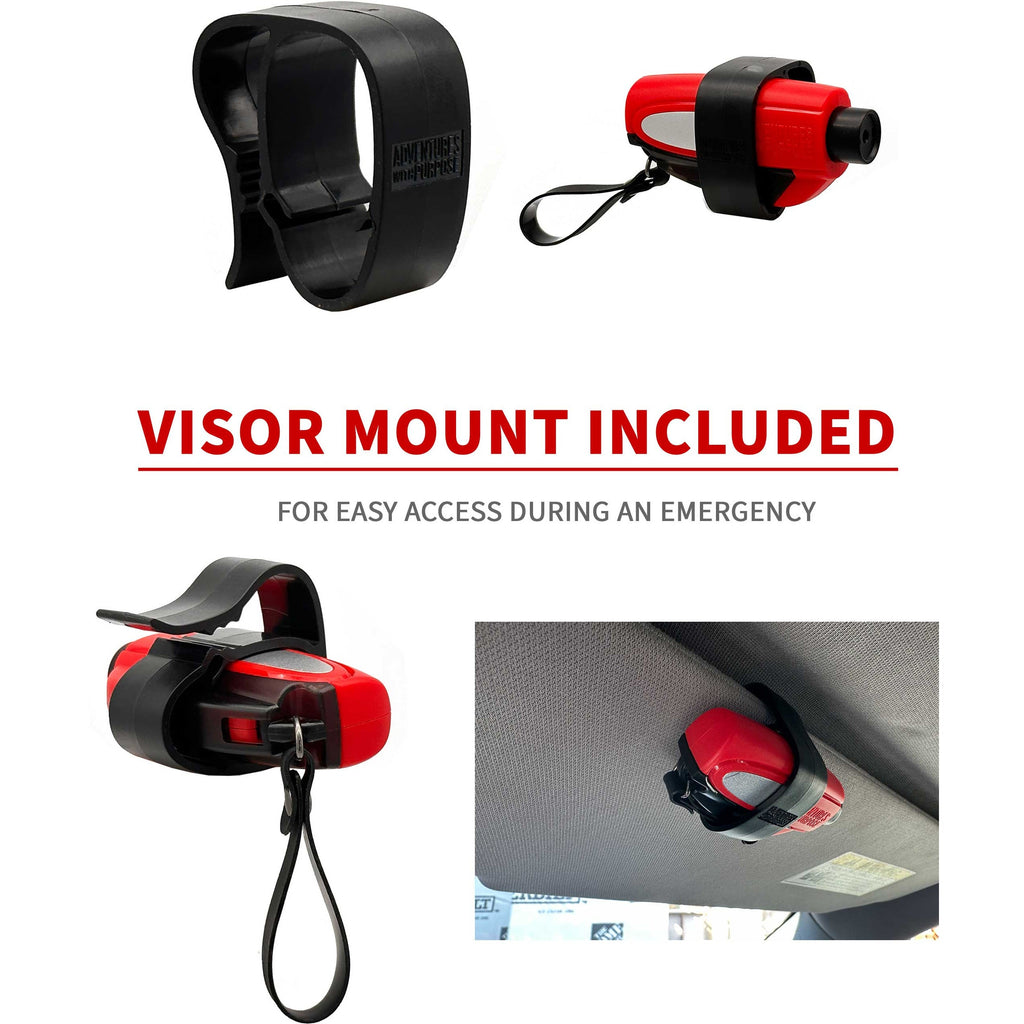 2-in-1 Emergency Window Breaker & Seatbelt Cutter - The misfit market