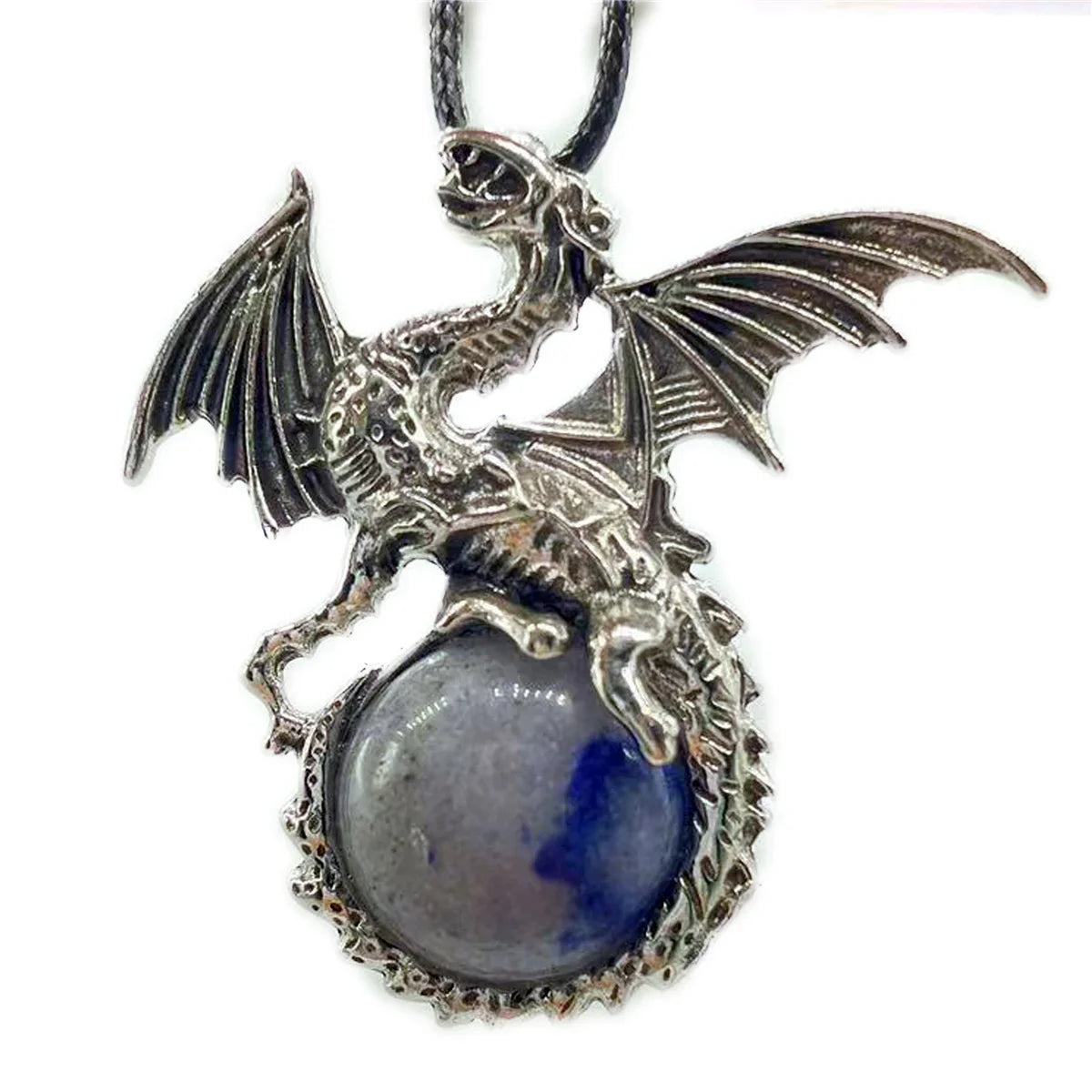 Crystal Dragon Necklace with Crystal Pendant | the misfit market - The misfit market
