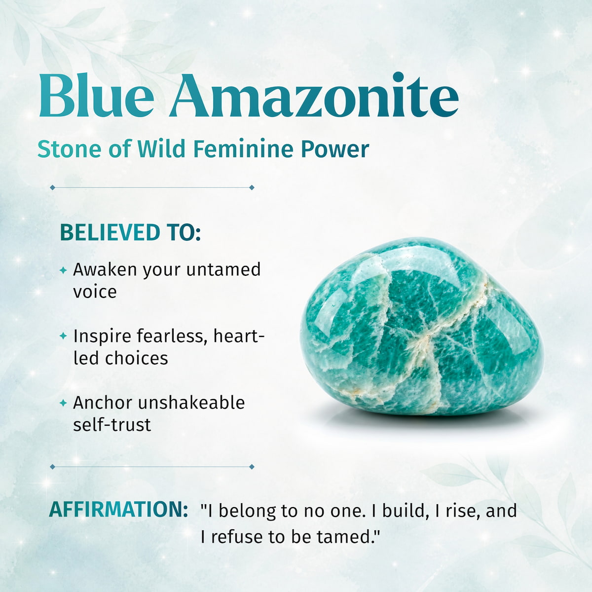 Empire of Her Own – Premium Blue Amazonite Bracelet - The misfit market