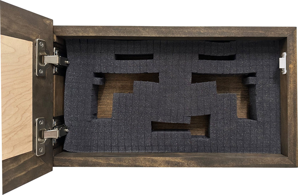 American Flag with Bald Eagle Patriotic Decorative Wall-Mounted Secure Gun Cabinet - The misfit market