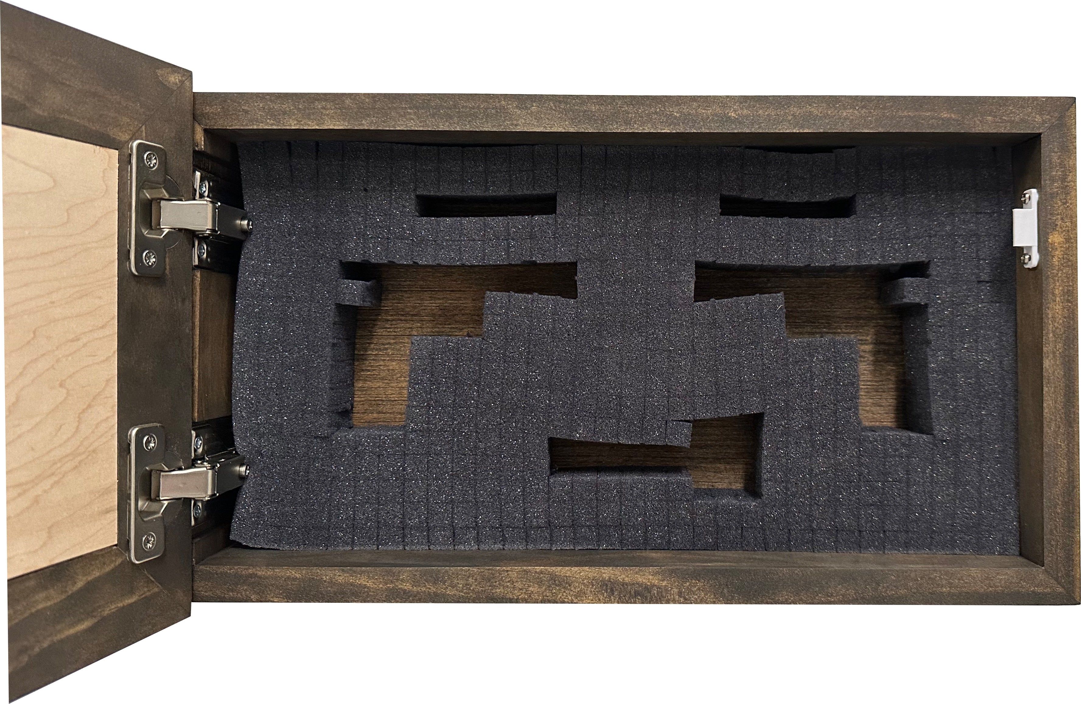 American Flag with Bald Eagle Patriotic Decorative Wall-Mounted Secure Gun Cabinet - The misfit market