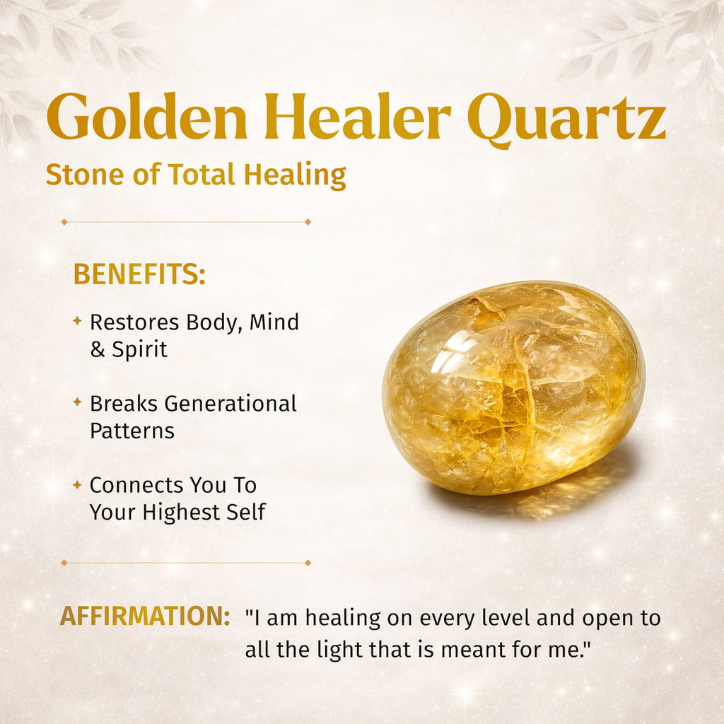 The Master Reset – Golden Healer Quartz Bracelet - The misfit market