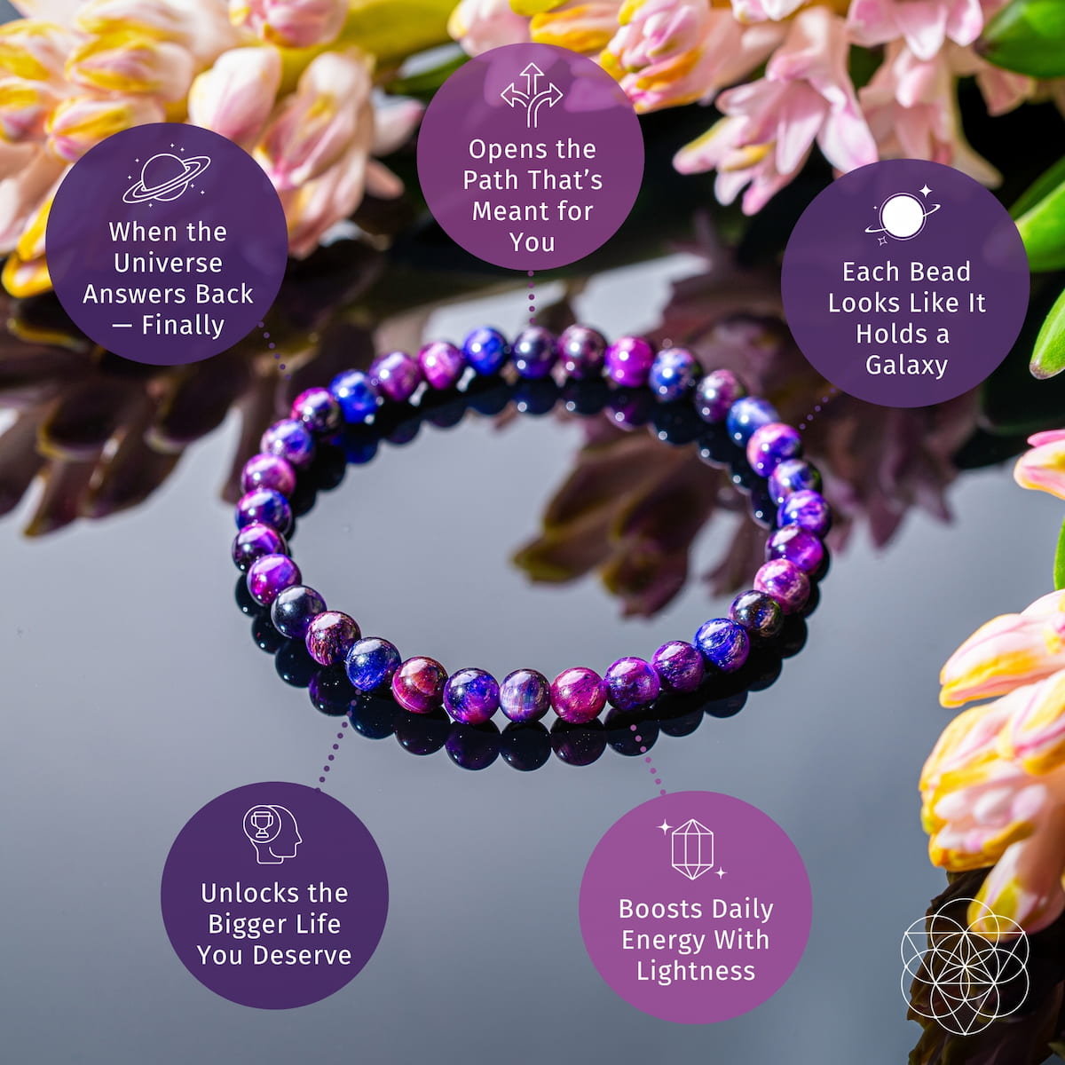 Destiny Activator - All-Galaxy Tiger’s Eye Bracelet | 6mm - The misfit market