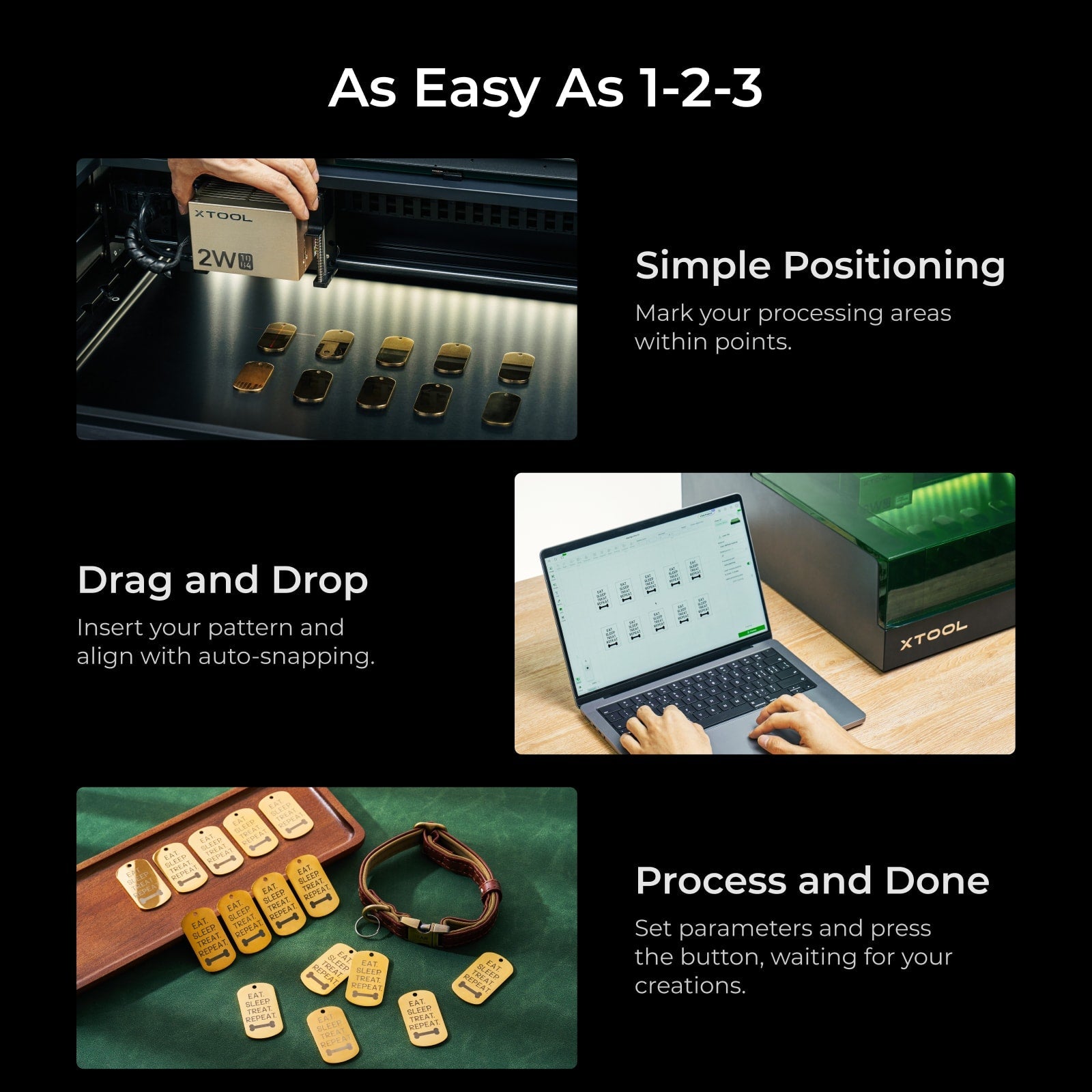 xTool S1 + 1064nm IR Laser Kit: Enclosed Diode Laser Engraver & Cutter - The misfit market