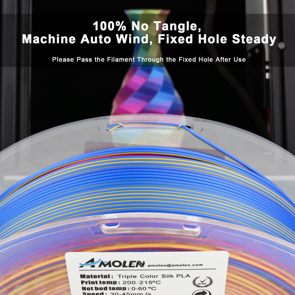 PLA Silk Triple Color Variety Pack (4x200g) - 1.75MM - The misfit market