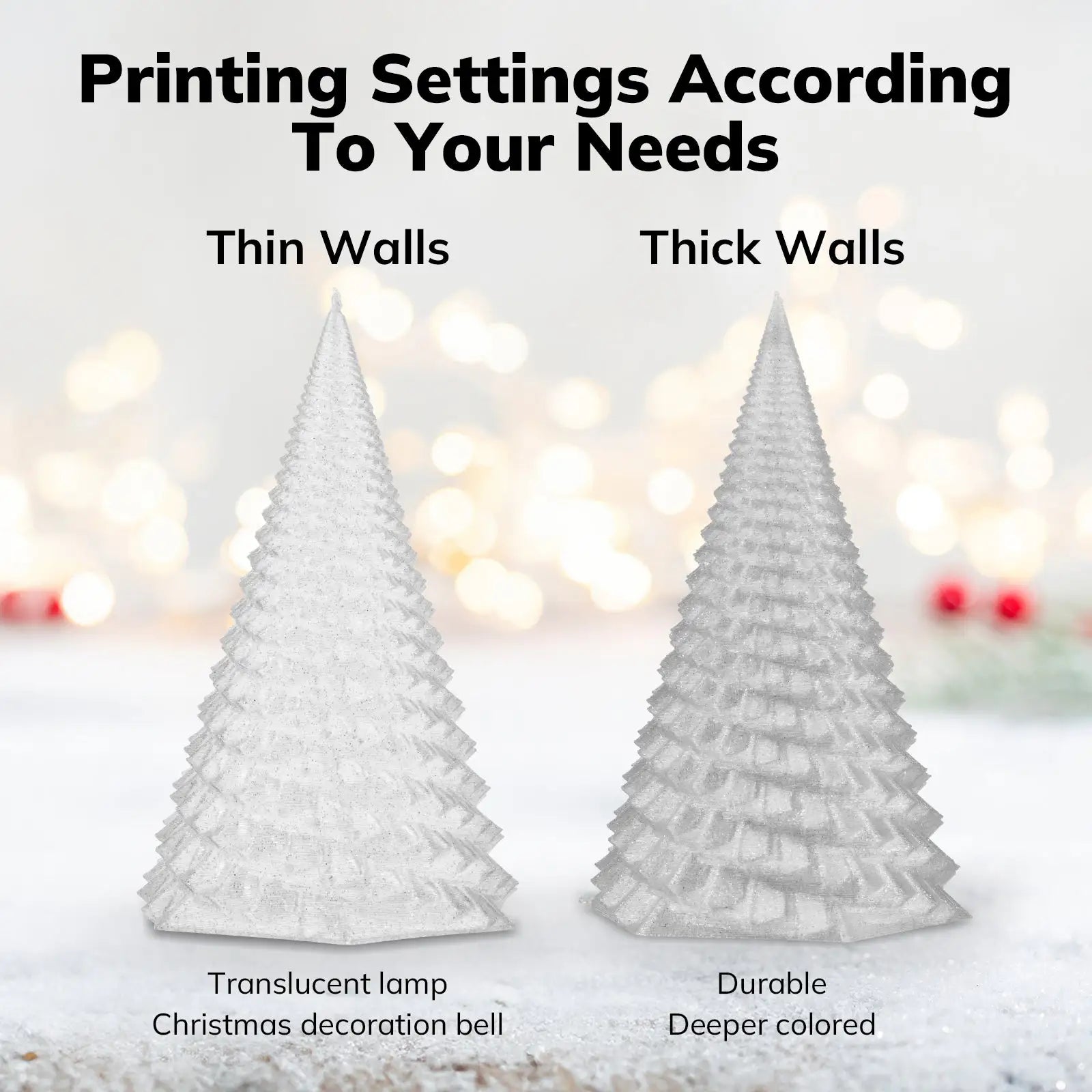 PLA Shiny Glitter 1.75mm, 1KG/2.2LB - The misfit market