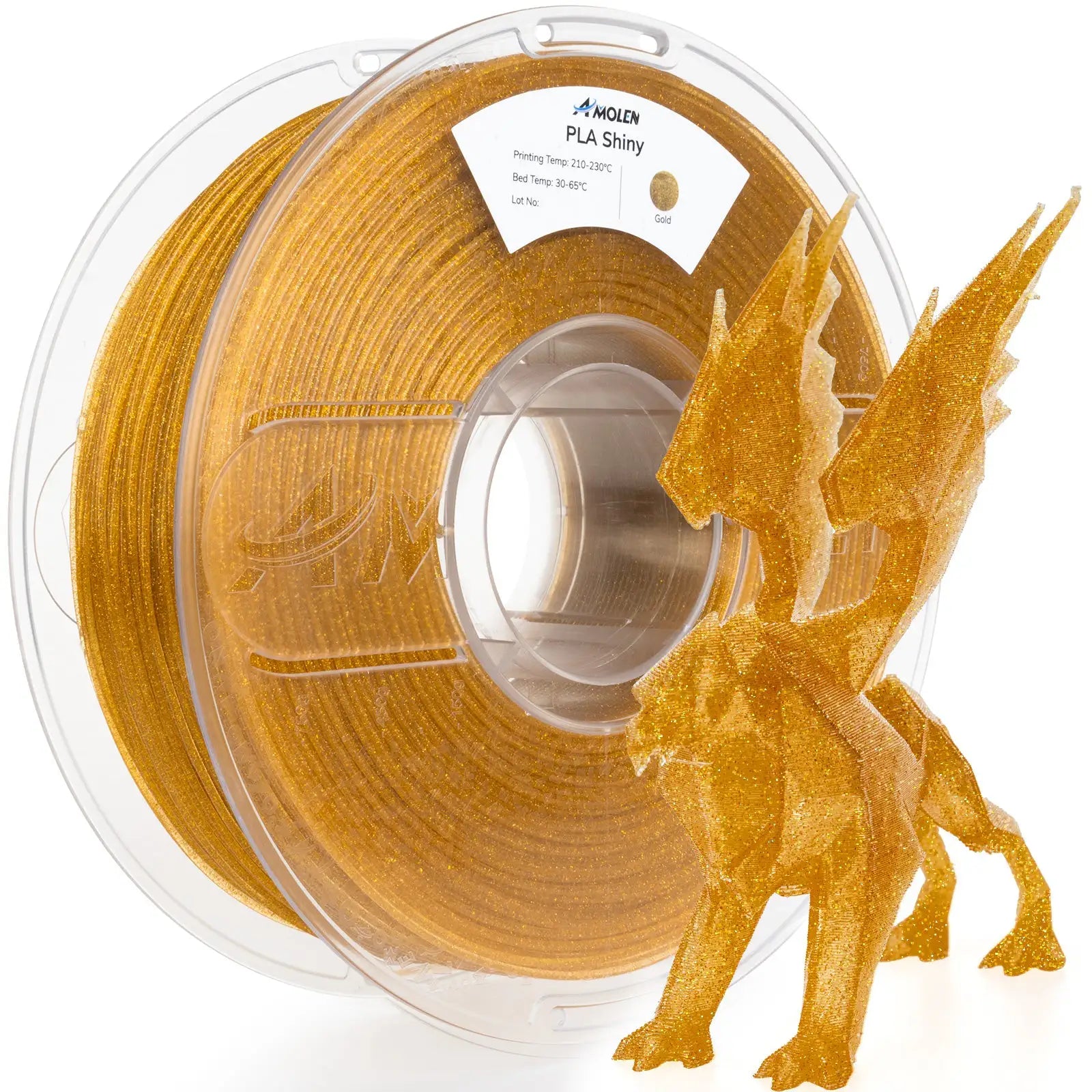 PLA Shiny Glitter 1.75mm, 1KG/2.2LB - The misfit market