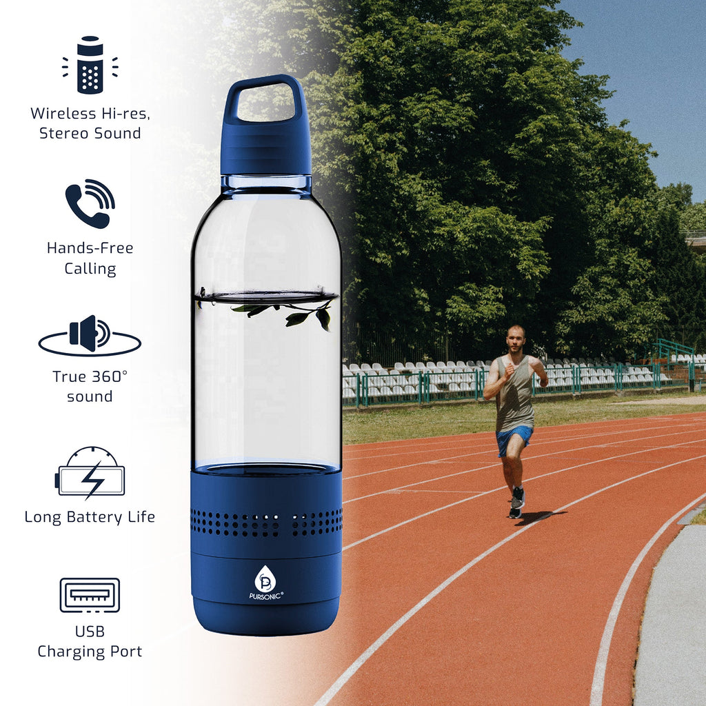Pursonic 2-in-1 Water Bottle with Built-In Wireless Speaker - The misfit market