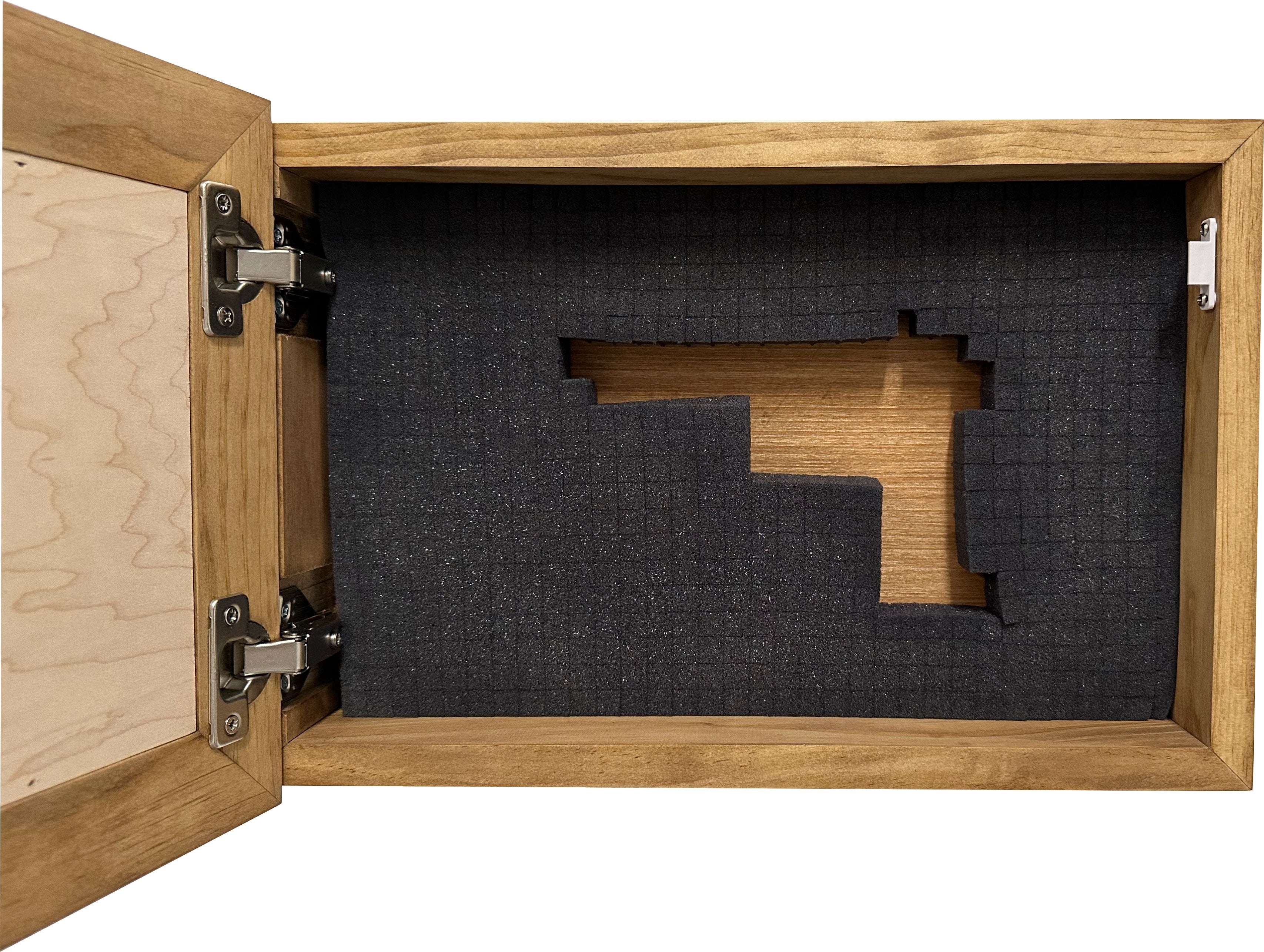 Bald Eagle & American Flag Patriotic Decorative Wall-Mounted Secure Gun Cabinet - The misfit market
