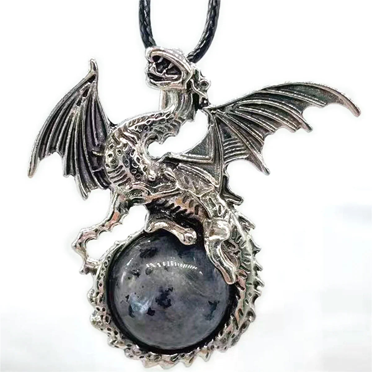 Crystal Dragon Necklace with Crystal Pendant | the misfit market - The misfit market