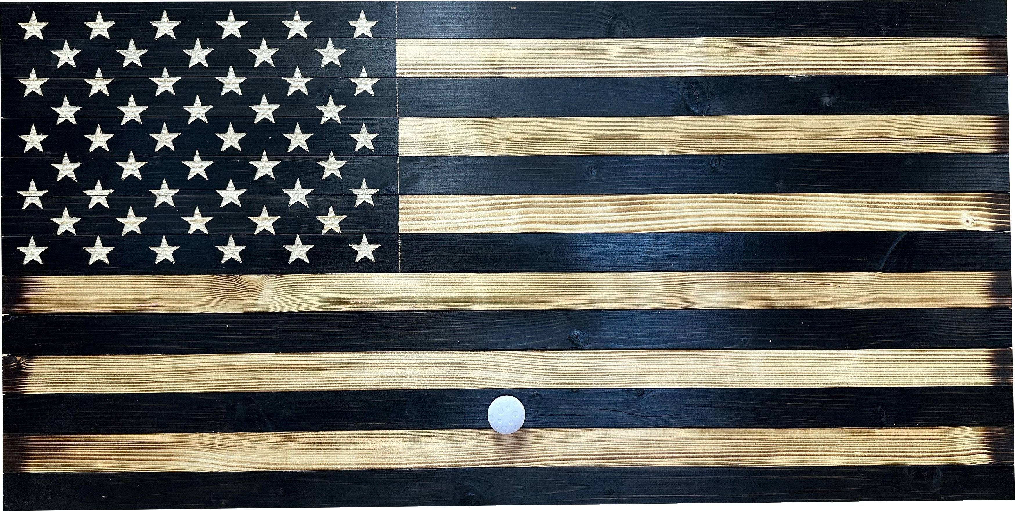 Large American Flag Gun Safe - Quick Access Hidden Gun Safe for Rifles, Shotguns, & Handguns - Gun Concealment Furniture with Magnetic Lock - Gun Self Hidden Storage (Black) - The misfit market