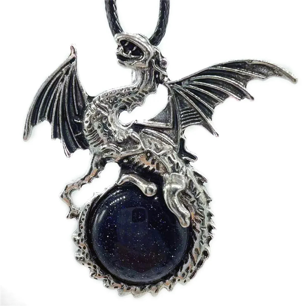 Crystal Dragon Necklace with Crystal Pendant | the misfit market - The misfit market