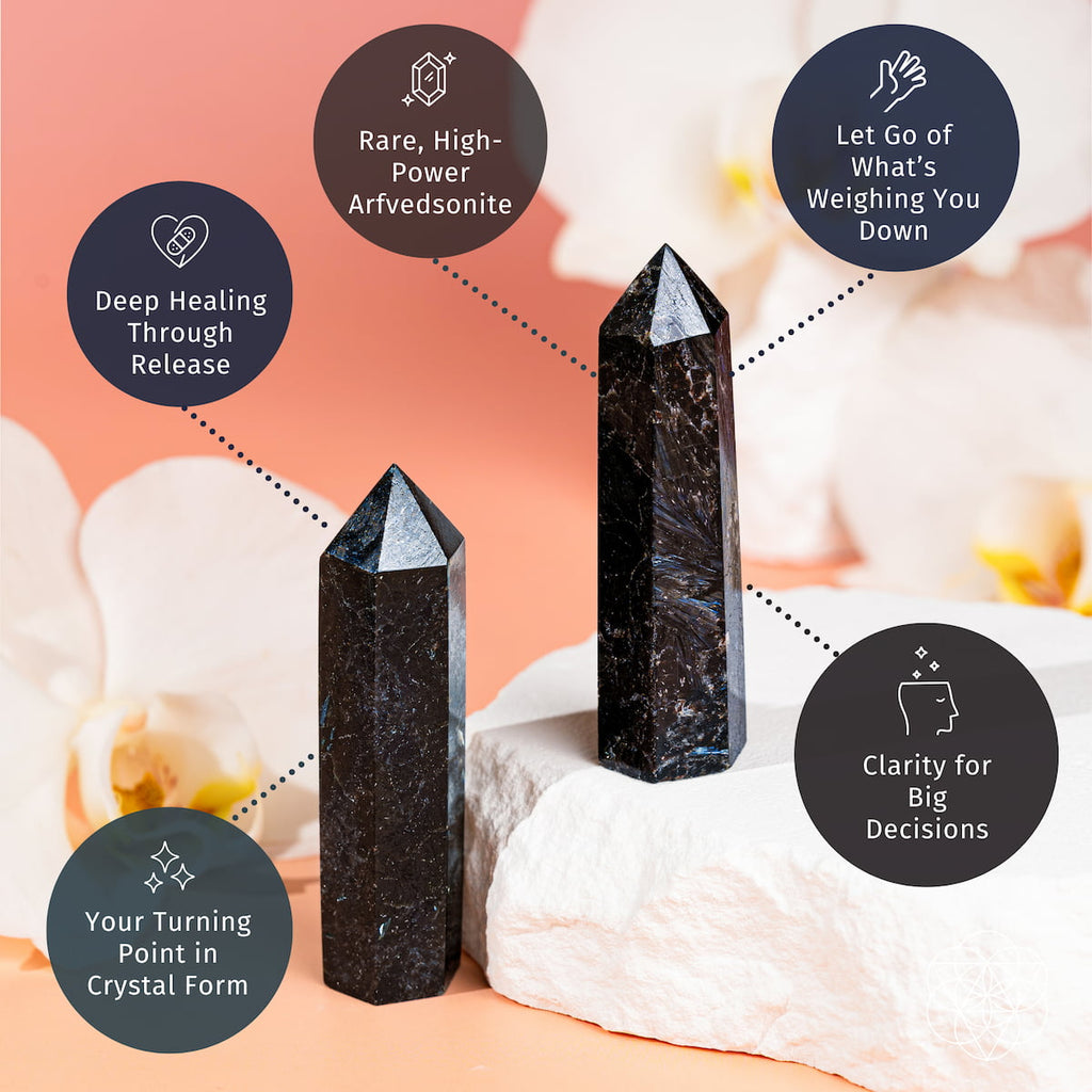 This Is Your Breakthrough – Rare Arfvedsonite Point - The misfit market