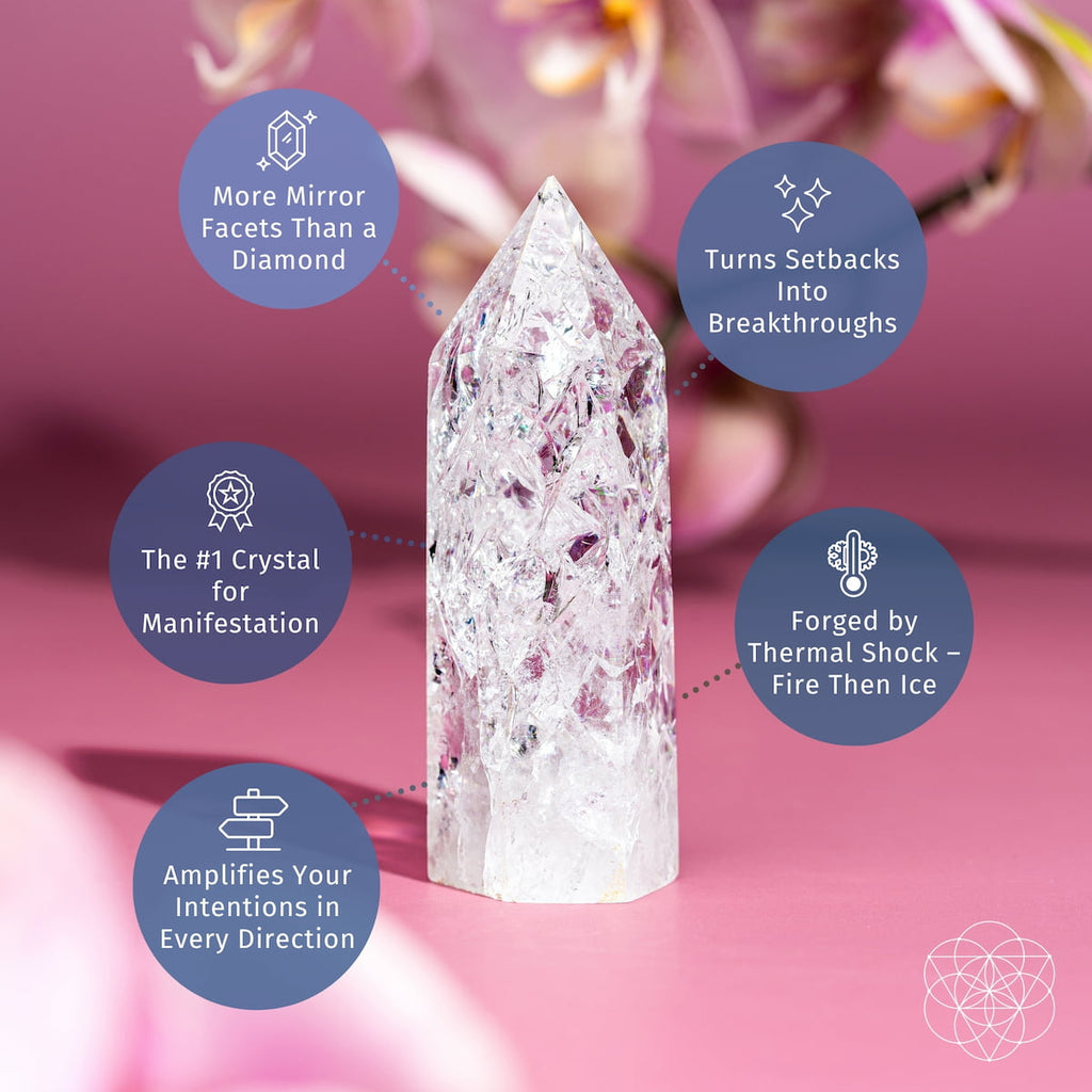 Limitless Manifestation - Ice Quartz Point - The misfit market