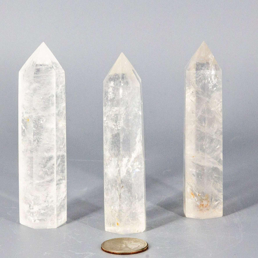 Clear Quartz Tower | Natural Crystal Point for Meditation & Energy Work - The misfit market