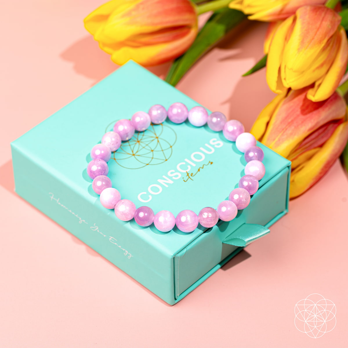 The Heart Reset - Rare Pink Kunzite Bracelet - The misfit market