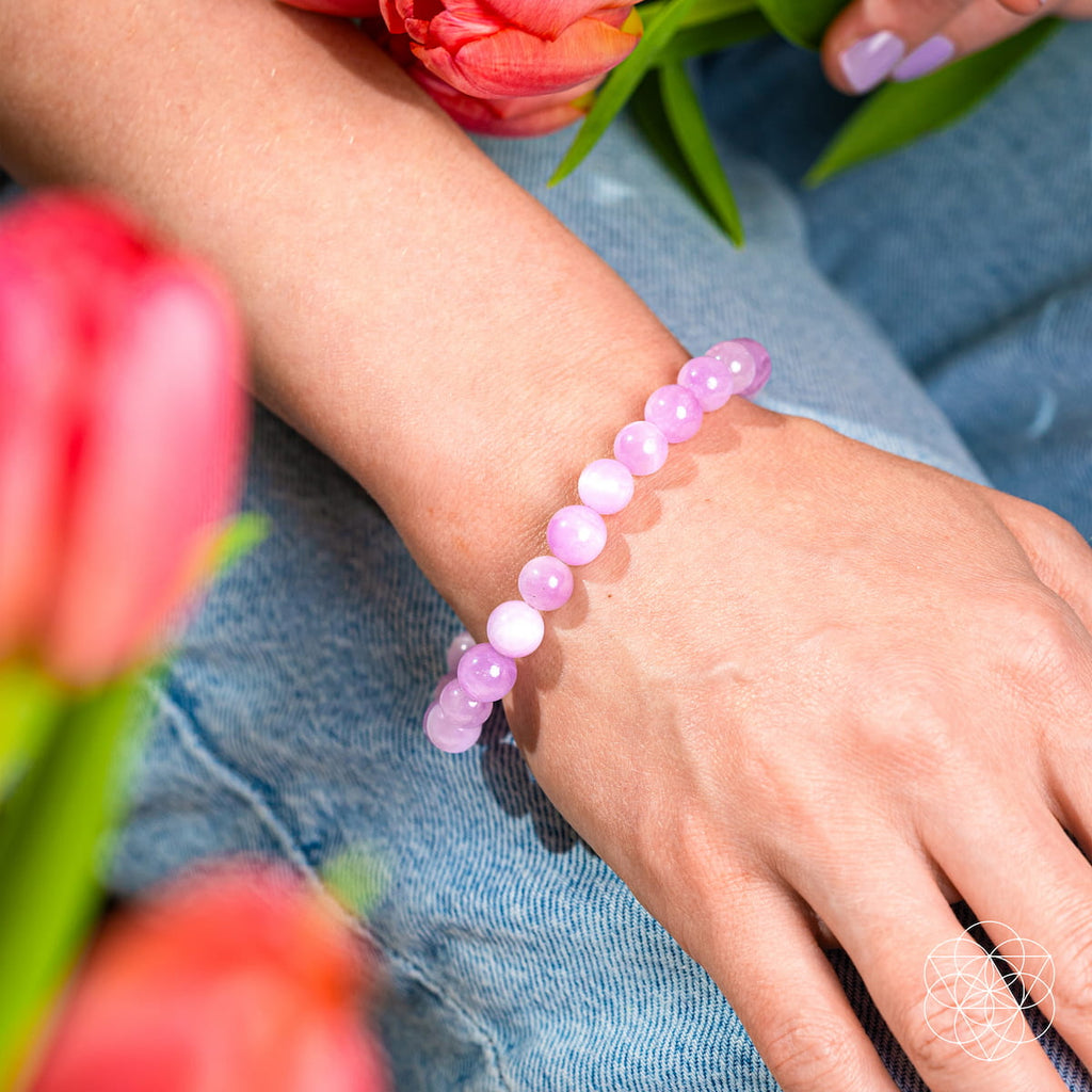 The Heart Reset - Rare Pink Kunzite Bracelet - The misfit market