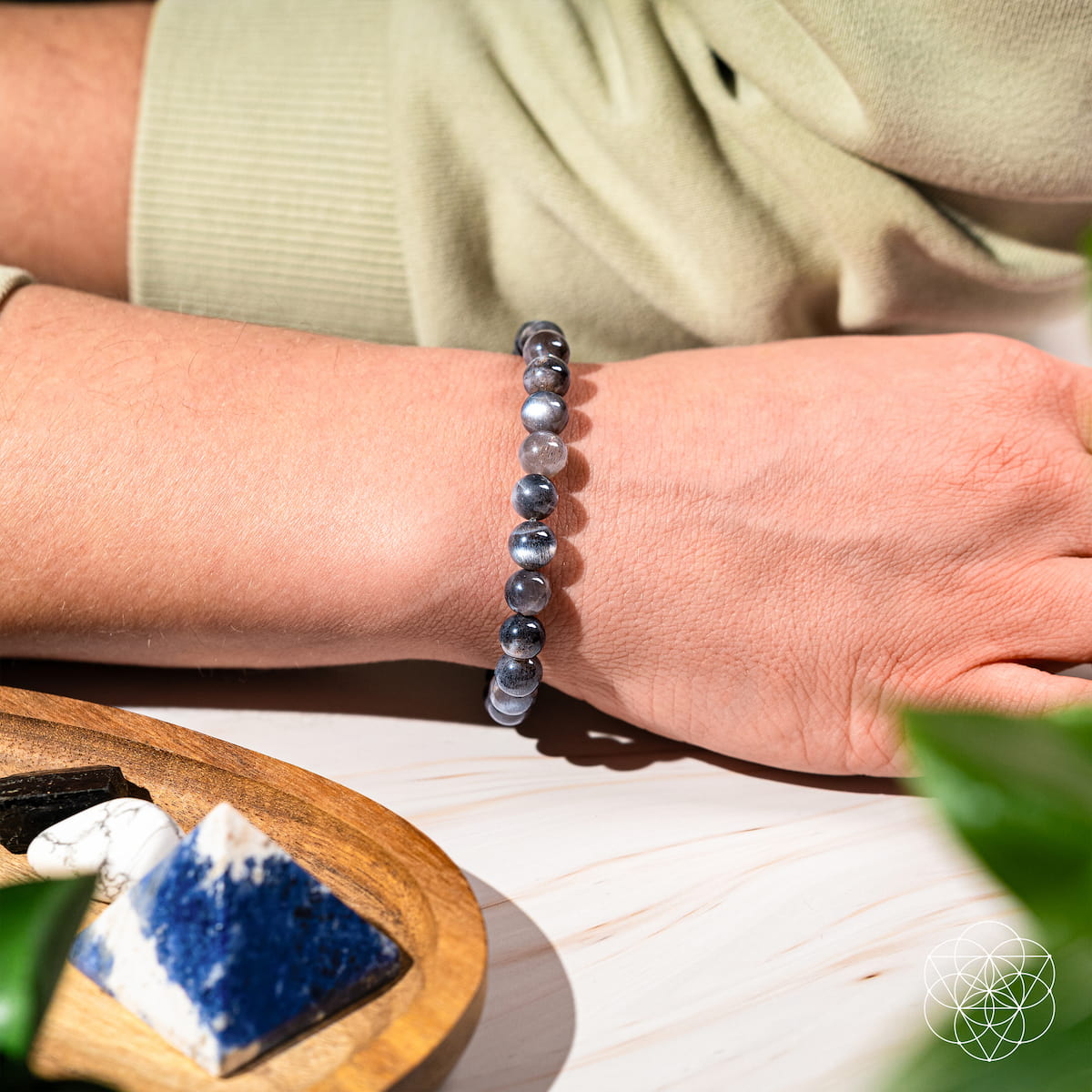 The Empath’s Cord Cutter – Black Moonstone Bracelet - The misfit market