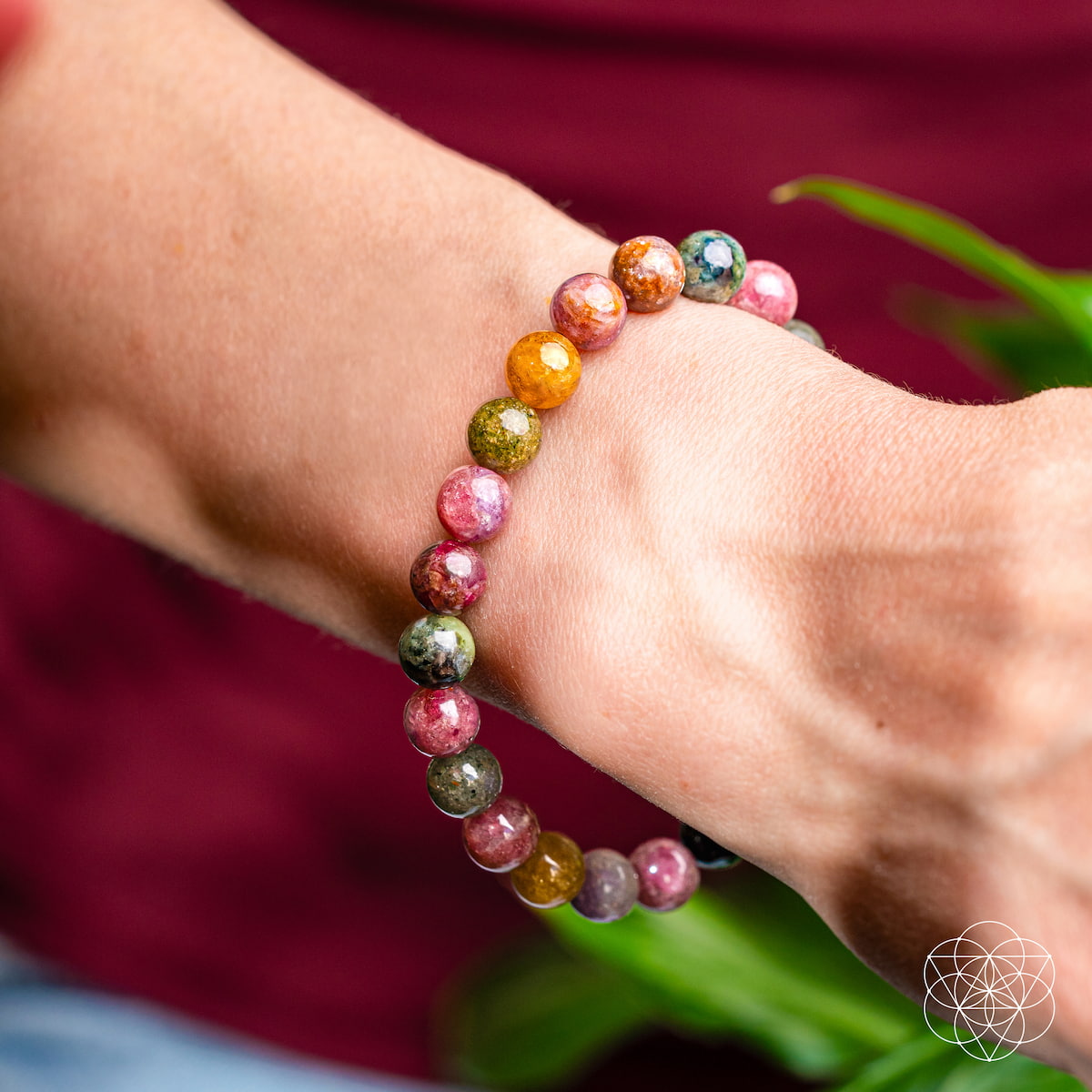 The Spiral Breaker - Rainbow Tourmaline Bracelet - The misfit market