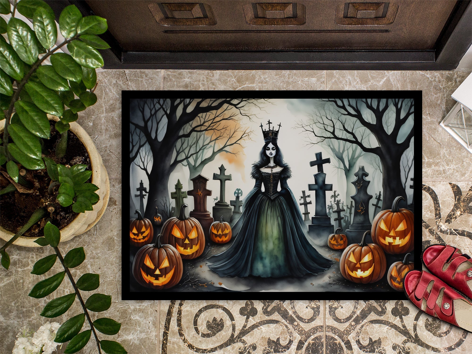 Evil Queen Spooky Halloween Doormat - The misfit market