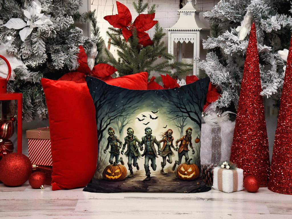 Zombies Spooky Halloween Throw Pillow - The misfit market