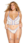 Plus Size Cotton Bra and Panty set