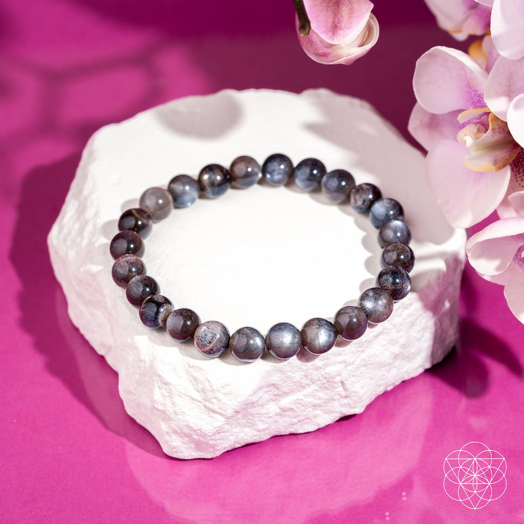 The Empath’s Cord Cutter – Black Moonstone Bracelet - The misfit market