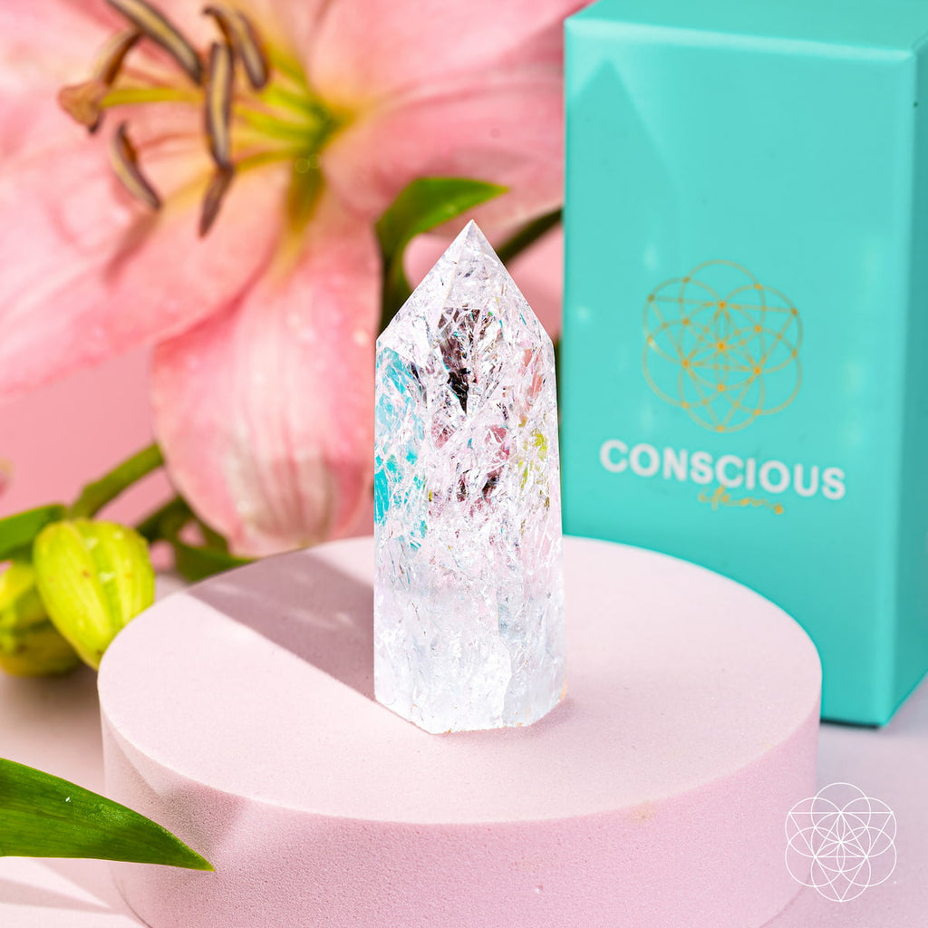 Limitless Manifestation - Ice Quartz Point - The misfit market