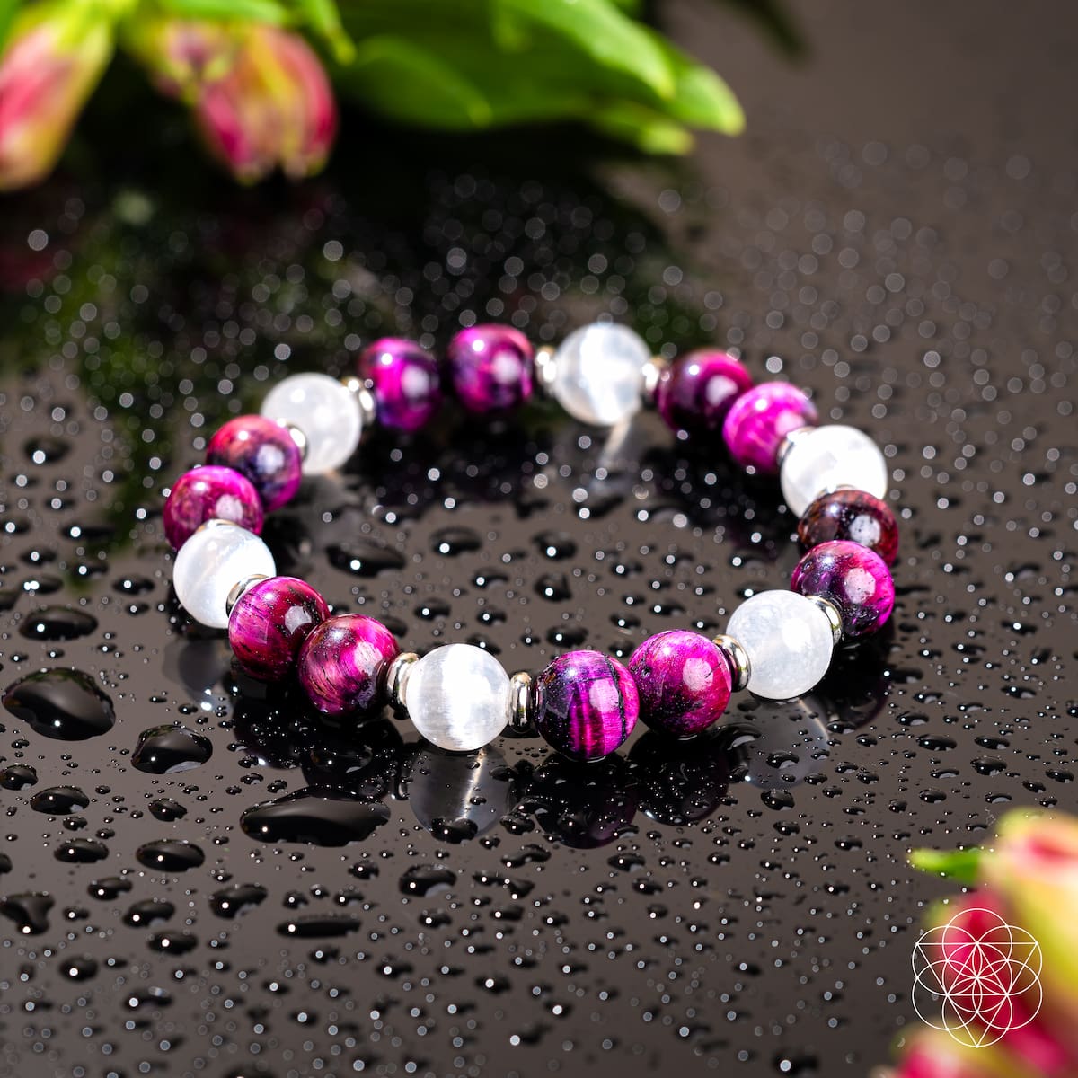 Shape Your Future – Pink Galaxy Tiger’s Eye Bracelet - The misfit market
