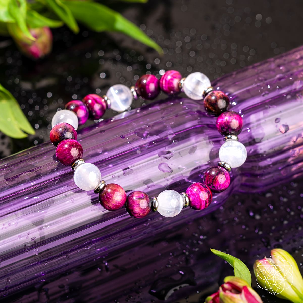Shape Your Future – Pink Galaxy Tiger’s Eye Bracelet - The misfit market