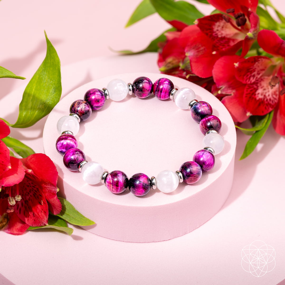 Shape Your Future – Pink Galaxy Tiger’s Eye Bracelet - The misfit market