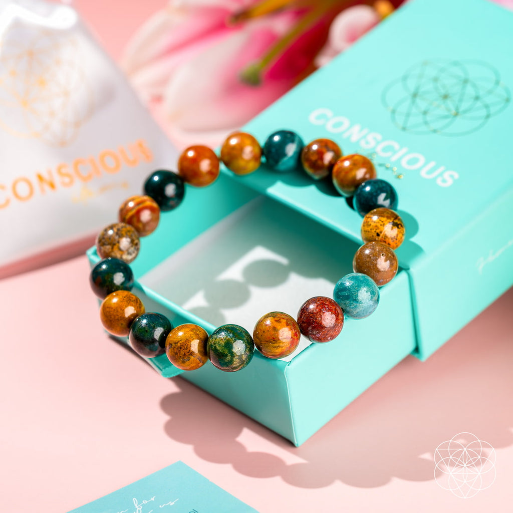 Quiet My Mind – Ocean Jasper Bracelet - The misfit market