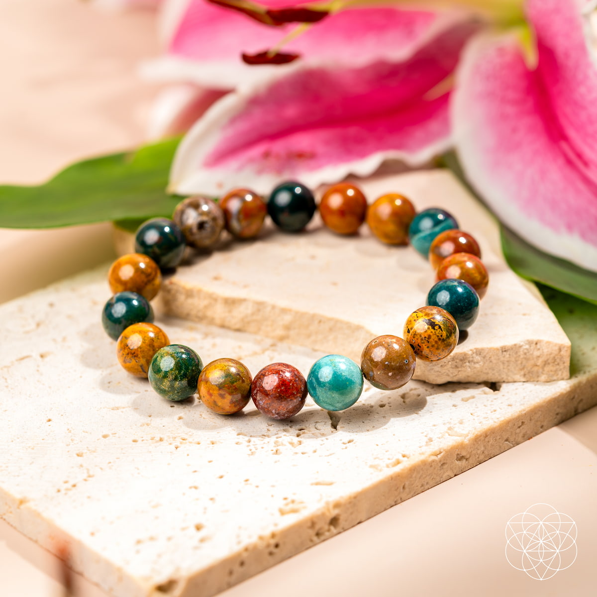 Quiet My Mind – Ocean Jasper Bracelet - The misfit market