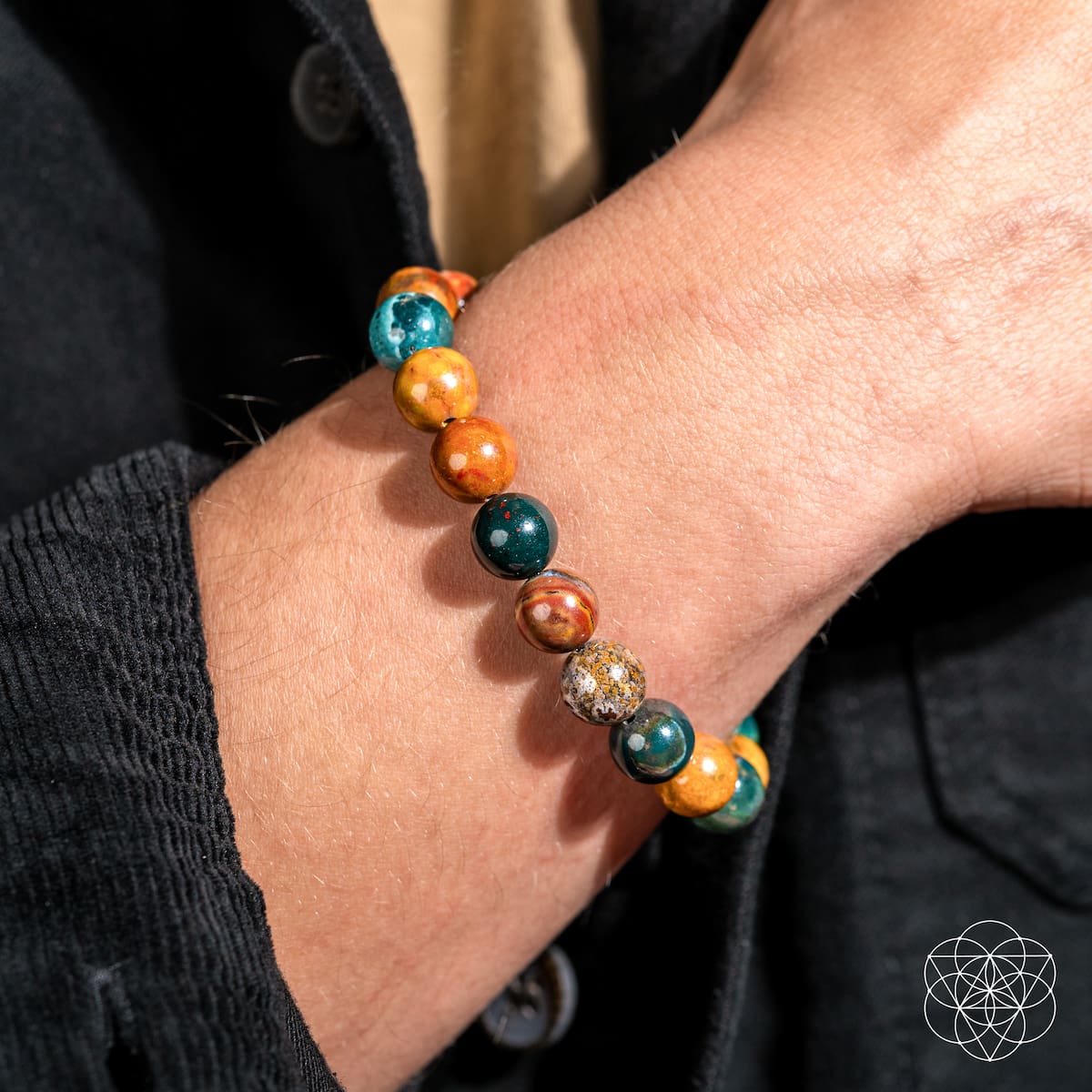Quiet My Mind – Ocean Jasper Bracelet - The misfit market