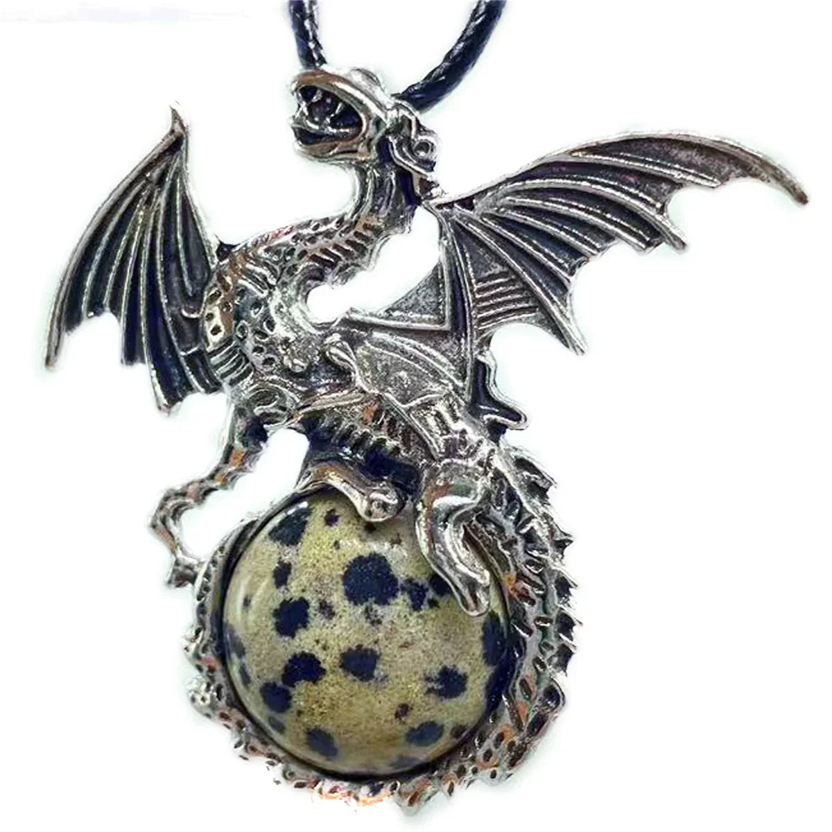 Crystal Dragon Necklace with Crystal Pendant | the misfit market - The misfit market