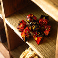 Dark Blood Handmade Resin DND Dice Set - The misfit market