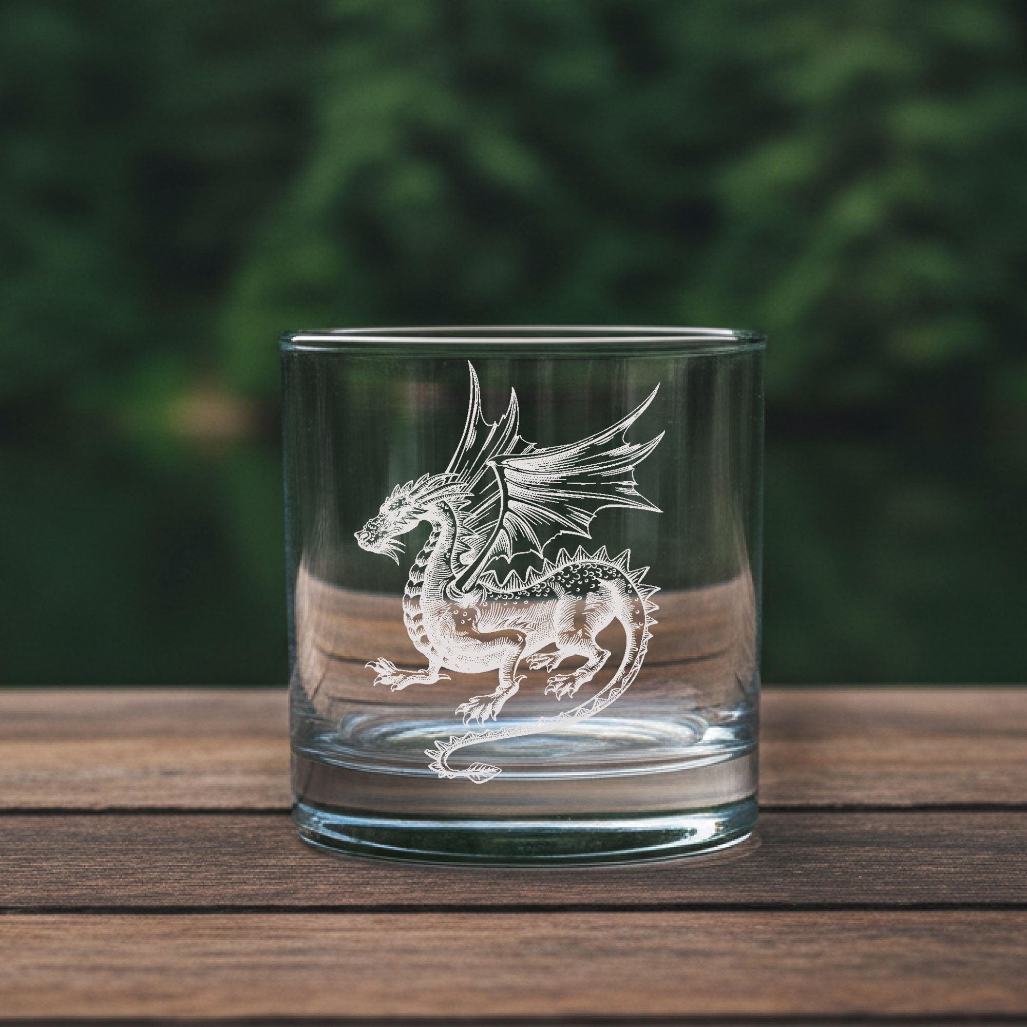 Dragon Laser Engraved Glasses - The misfit market