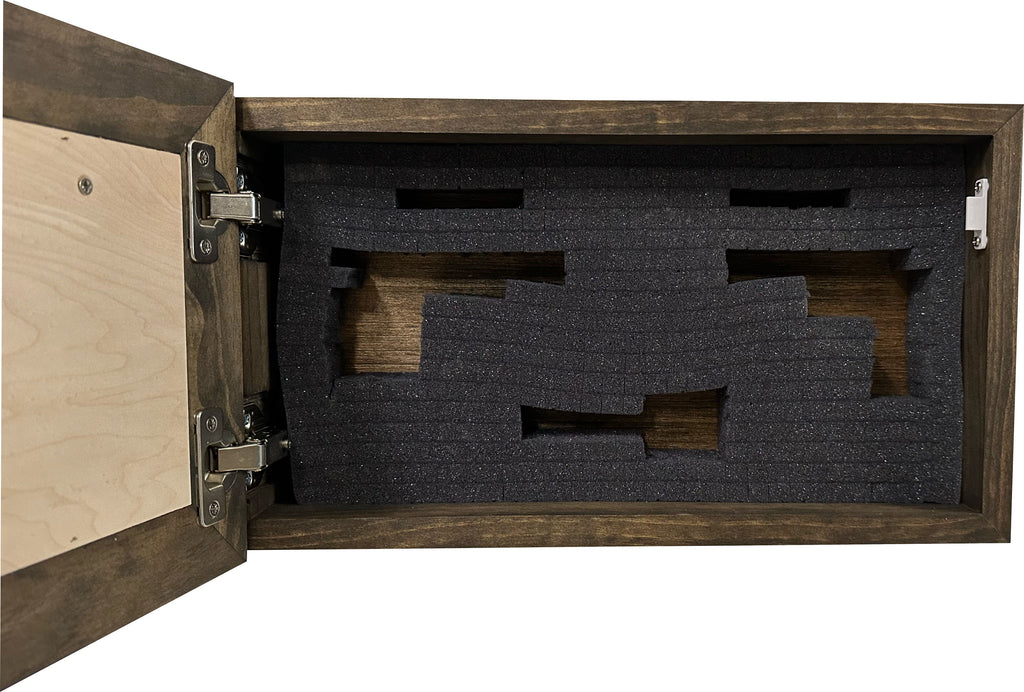 Wood Gun Cabinet Ducks On A Pond Wall Decoration - Hidden Gun Safe To Securely Store Your Gun In Plain Sight by Bellewood Designs - The misfit market