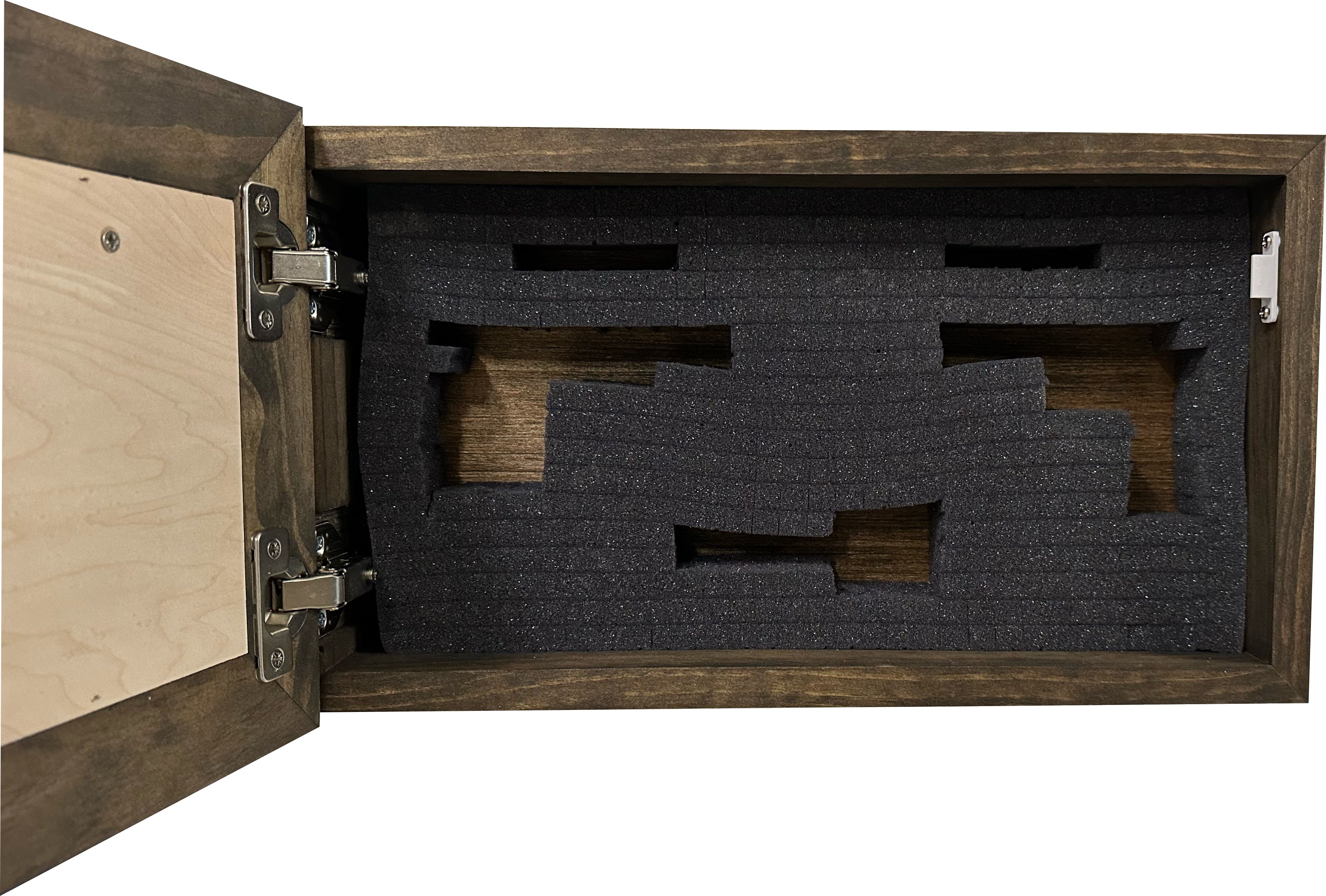 Wood Gun Cabinet Ducks On A Pond Wall Decoration - Hidden Gun Safe To Securely Store Your Gun In Plain Sight by Bellewood Designs - The misfit market