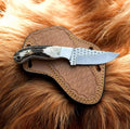 Stag Horn Knife Hand Forged Rasp File Knife - The misfit market