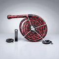 Handmade Red, Black & Orange Leather Bullwhip –  (4ft to 16ft) - The misfit market