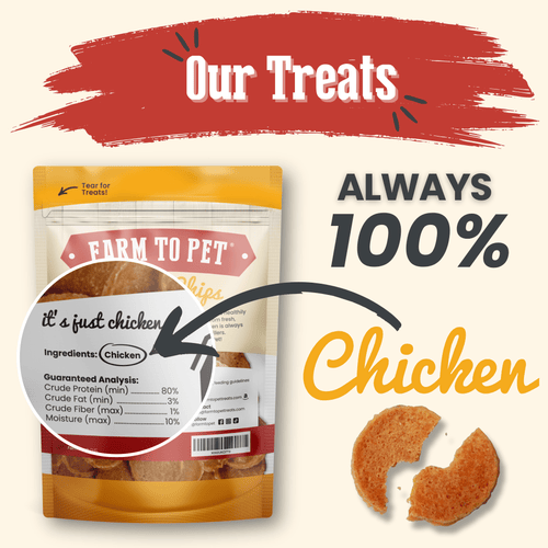 Chicken Chips for Dogs | All-Natural Single-Ingredient Dog Treats - The misfit market