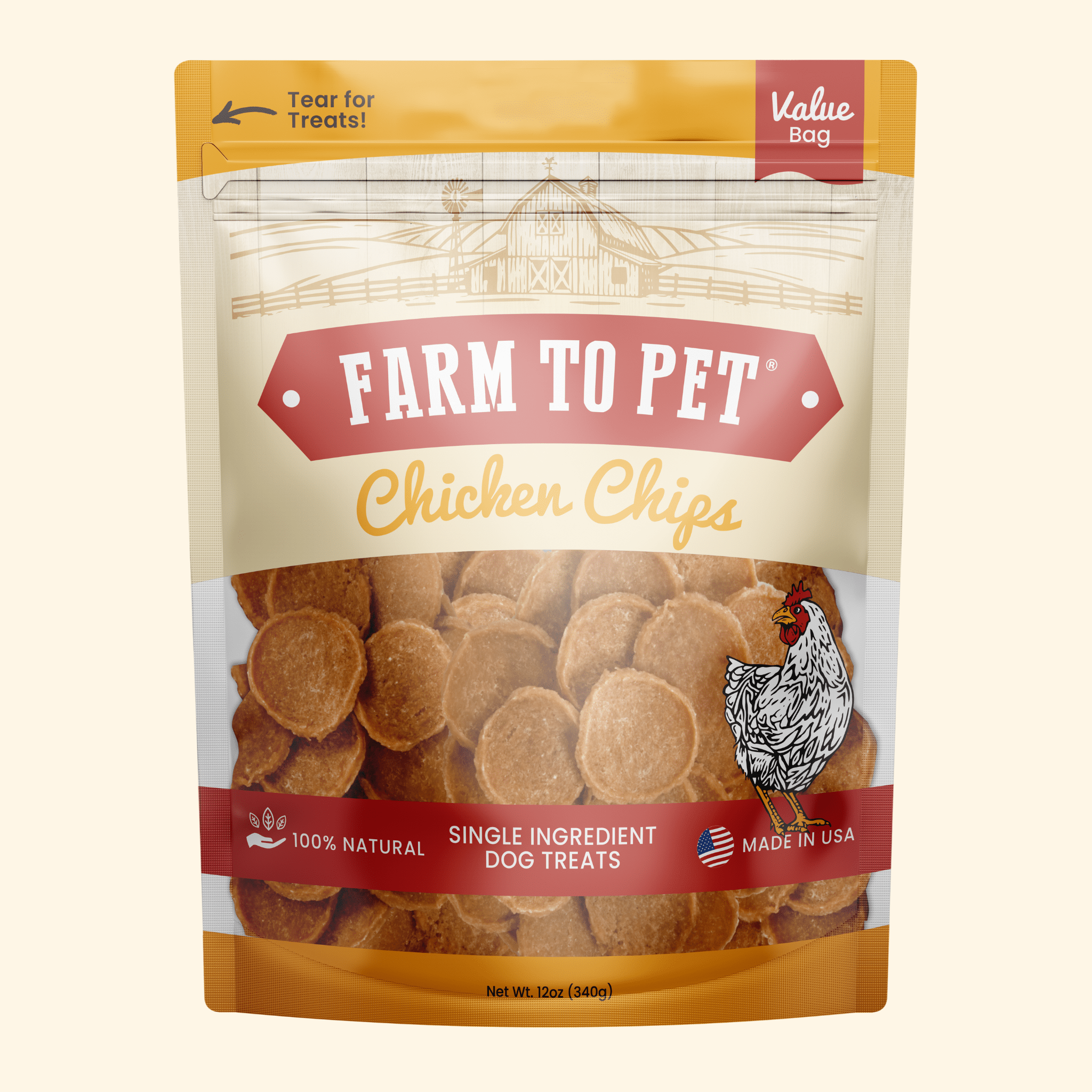 Chicken Chips for Dogs | All-Natural Single-Ingredient Dog Treats - The misfit market