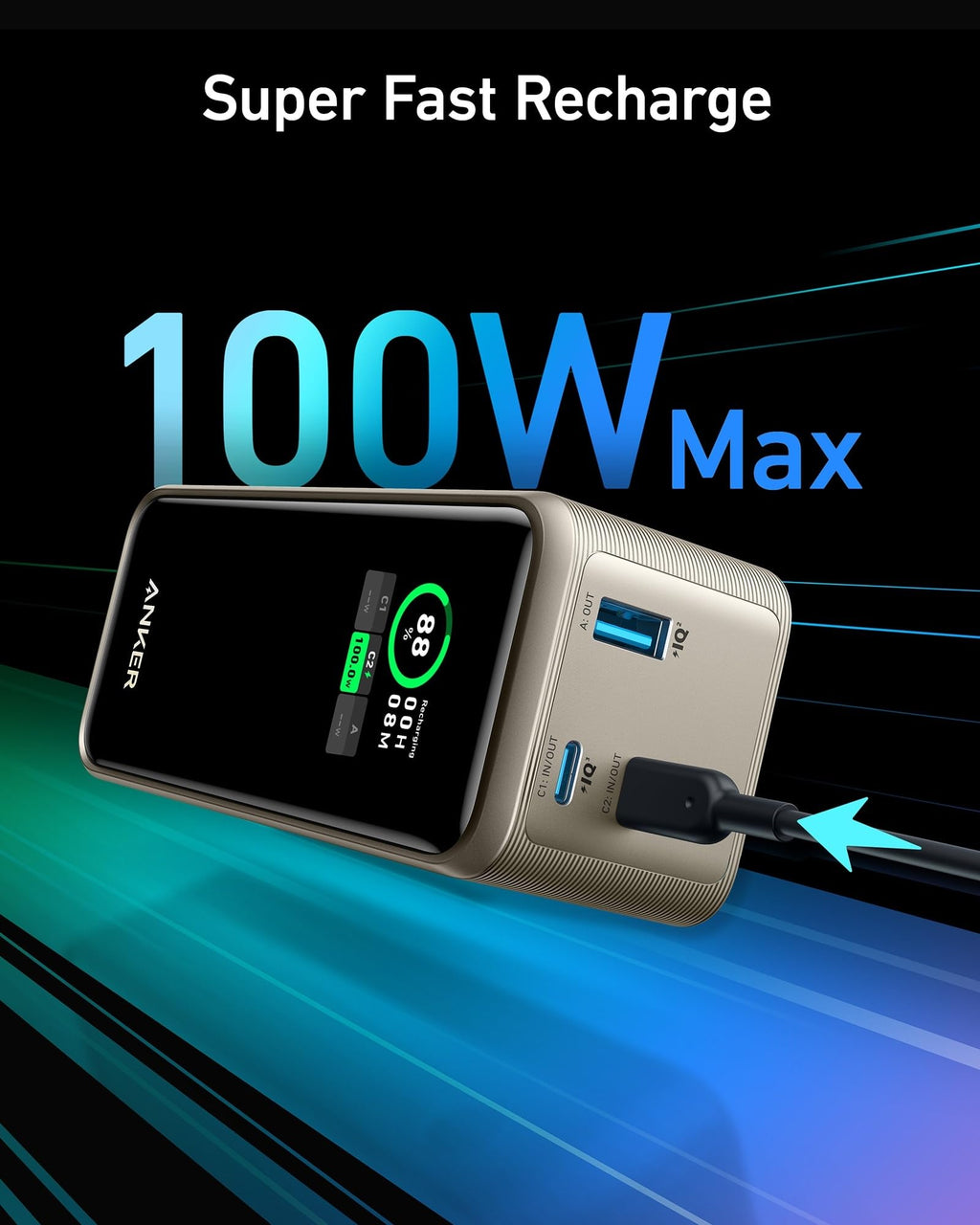 Anker Prime Power Bank (20K, 200W) - The misfit market