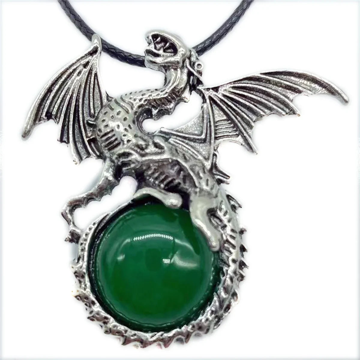 Crystal Dragon Necklace with Crystal Pendant | the misfit market - The misfit market