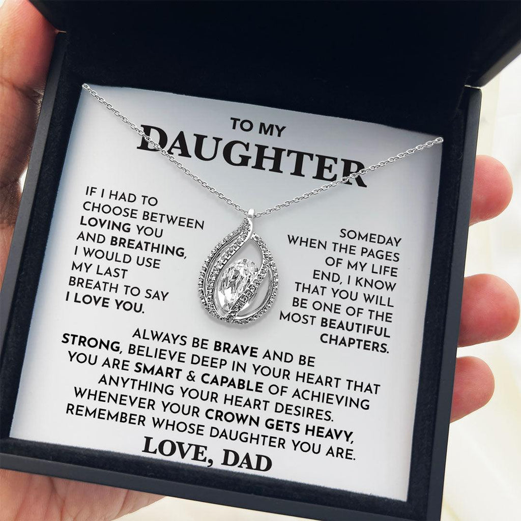 TRYNDI™ To My  Daughter Birdcage Necklace With Authentic Swarovski Crystals - The misfit market