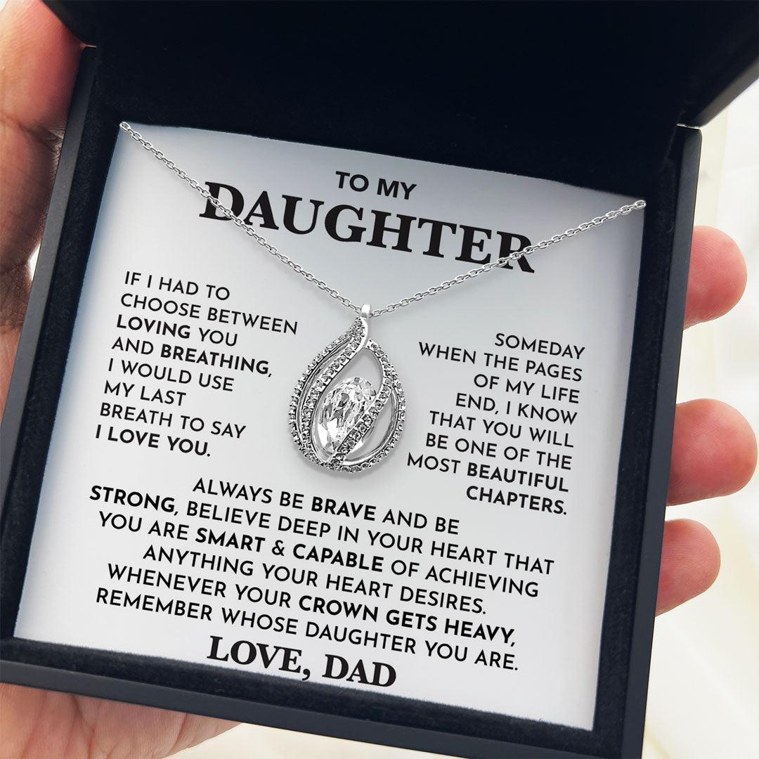 TRYNDI™ To My  Daughter Birdcage Necklace With Authentic Swarovski Crystals - The misfit market