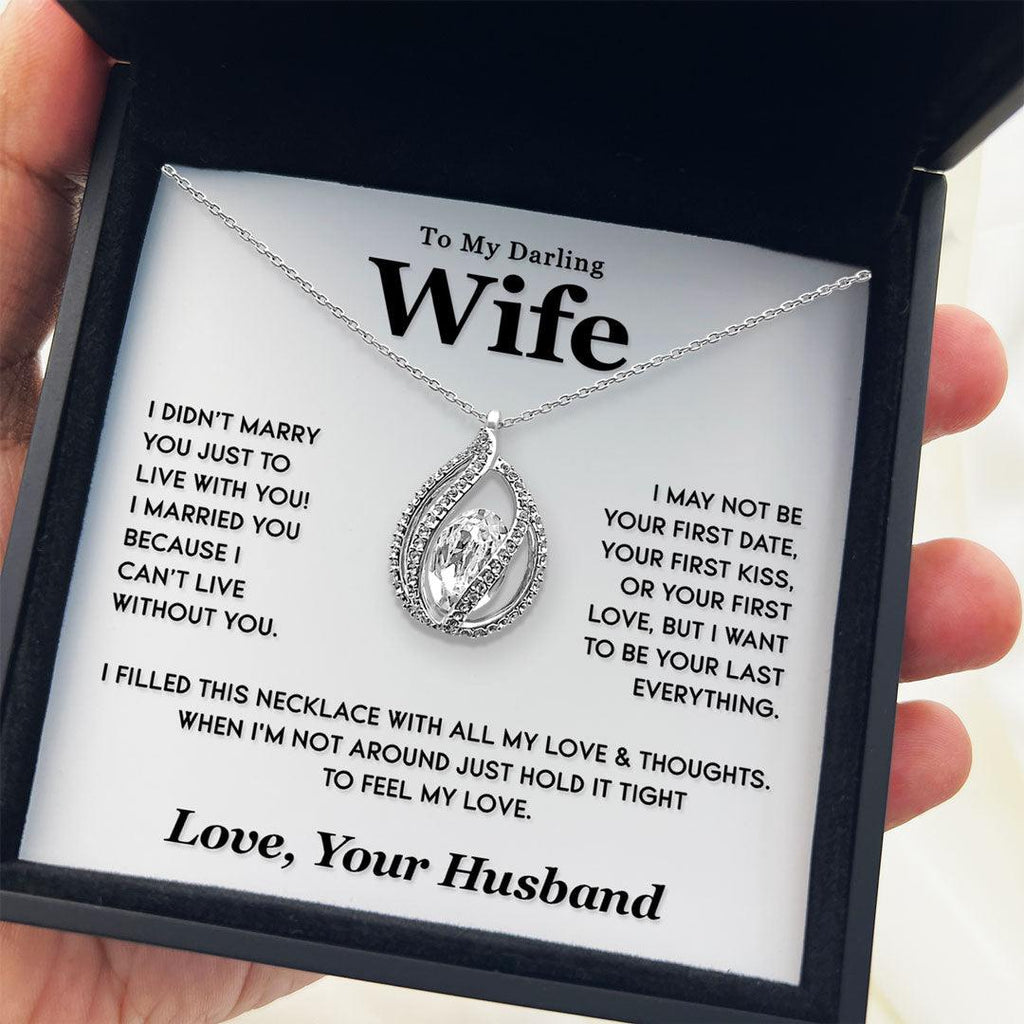 TRYNDI™ To My Darling WifeBirdcage Necklace With Authentic Swarovski Crystals - The misfit market