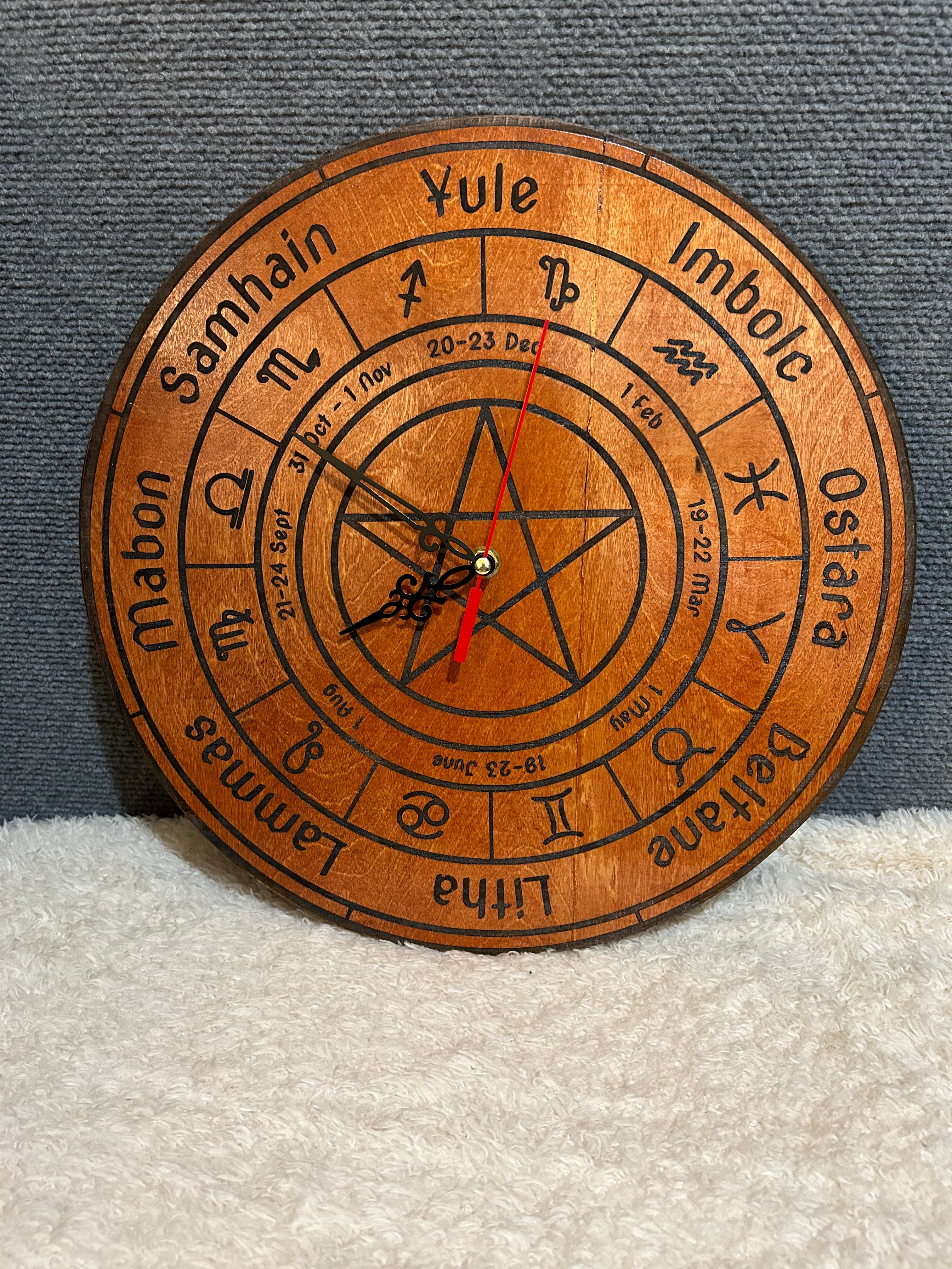 Pagan Calendar Clock